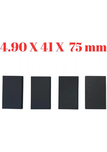 Kuru Süt Sağım Makinesi Fiber Kömür Paleti 4.90*41*75 mm (4 Adet) fiyatları