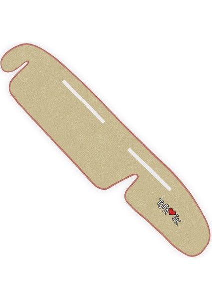 Tofaş Şahin Doğan Kartal Bej Renk Yüksek Torpido Halısı | Vites Konsol Halısı & Torpido Sehpa Örtüsü fiyatları