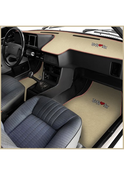 Tofaş Şahin Doğan Kartal Bej Renk Araç Oto Halı Paspas | Tofaş Düşük - Alçak Torpido Koruma Halısı fırsatları