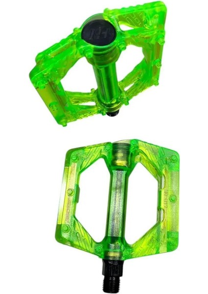 Evo Şeffaf Renkli Platform Geniş Pedal Platform Bisiklet Pedalı Reflektörlü fiyatları