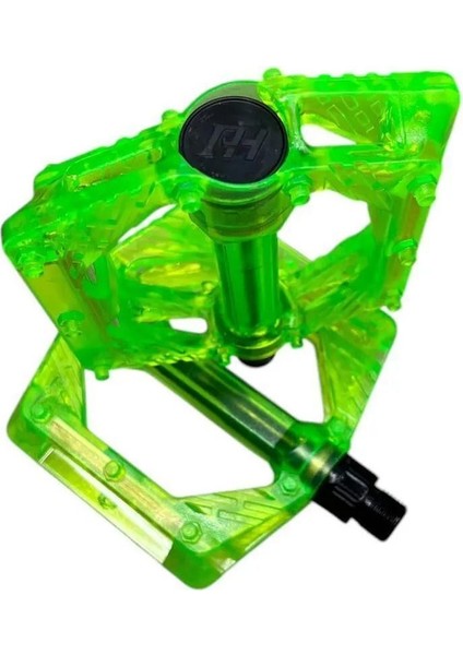 Evo Şeffaf Renkli Platform Geniş Pedal Platform Bisiklet Pedalı Reflektörlü fırsatları