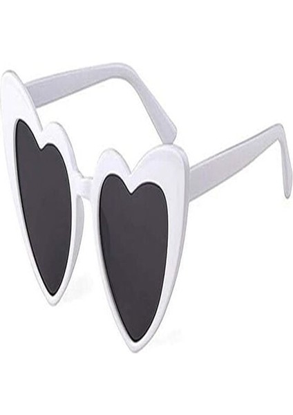 Beyaz Renk Kalp Gelin Düğün Gözlüğü 15X5 cm fırsatları