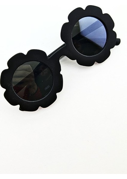 Kids Güneş Gözlüğü Siyah Papatya Çerçeve Uv 400 Korumalı Ce Belgeli Güneş Gözlüğü