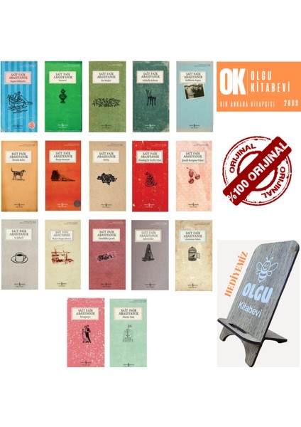 Sait Faik Abasıyanık 17 Kitap Full Set / Telefon Tutucu Hediyemiz