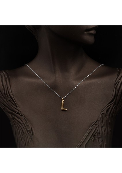 14 Ayar Altın Balon L Harfi Kolye Ucu fiyatları