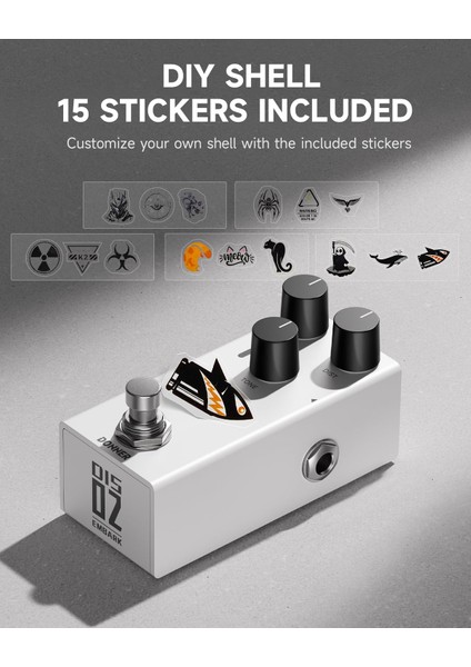 Embark 02 Analog Distortion Pedalı modelleri