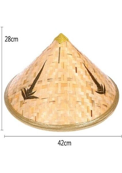 Naturel Renk Cambodia Kamboçyalı Vietnam Şapkası Pvc Hasır modelleri
