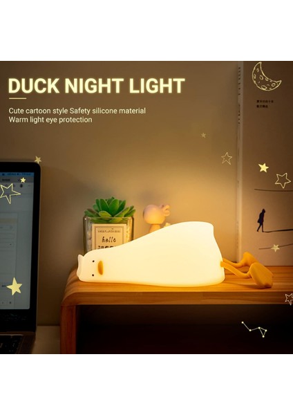 Yatan Ördek Tasarımlı Gece Lambası fiyatları