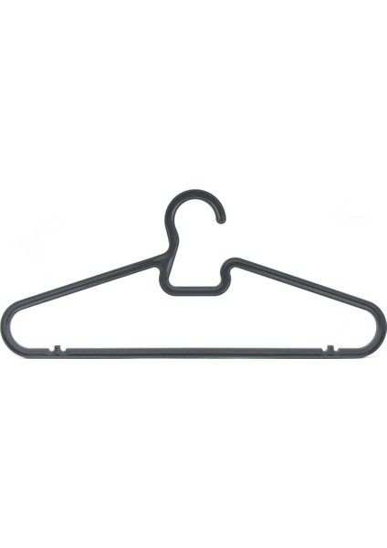 10'lu Eko Plastik Askı Seti Siyah, Pratik ve Şık Organizatör Parça fiyatları