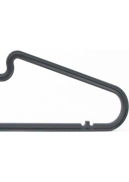 10'lu Eko Plastik Askı Seti Siyah, Pratik ve Şık Organizatör Parça fırsatları