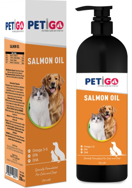-Kedi ve Köpekler Için Somon Yağı - 250 ml Omega 3 / 6 Deposu modelleri