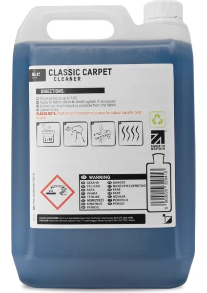 Classic Carpet Cleaner Halı Vekoltuk Temizleme 5 Lt fiyatları