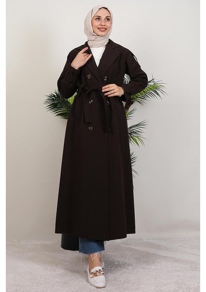 Pamira Trençkot Acı Kahve modelleri