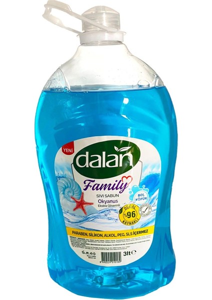 Family Okyanus ve Natural Kokulu Sıvı Sabun 3 lt x 2 Adet modelleri