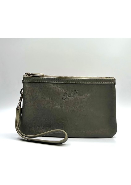 Maia Siyah Hakiki Deri Bölmeli Kadın El Çantası, Kadın Mini Çanta