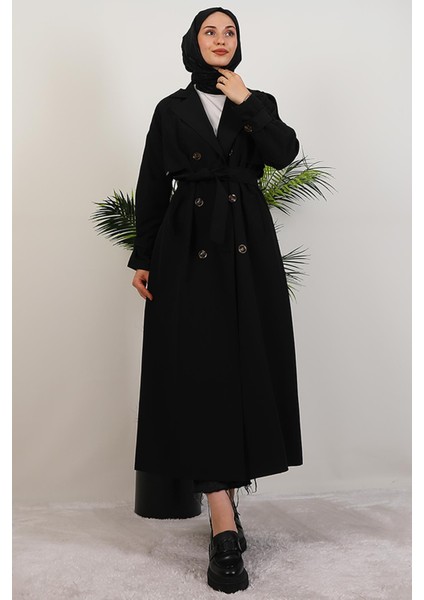Pamira Trençkot Siyah