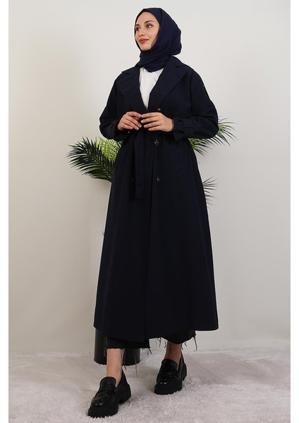 Pamira Trençkot Lacivert modelleri