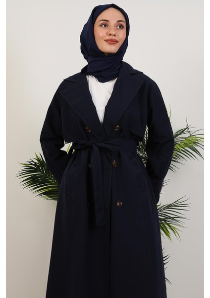 Pamira Trençkot Lacivert indirimleri