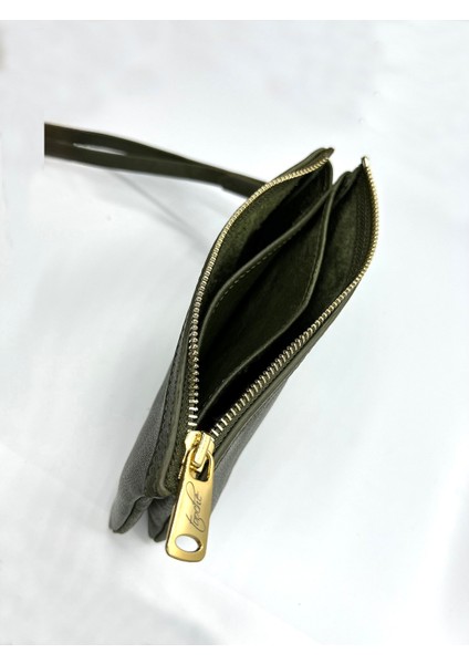 Maia Siyah Hakiki Deri Bölmeli Kadın El Çantası, Kadın Mini Çanta