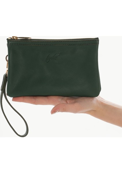 Maia Siyah Hakiki Deri Bölmeli Kadın El Çantası, Kadın Mini Çanta