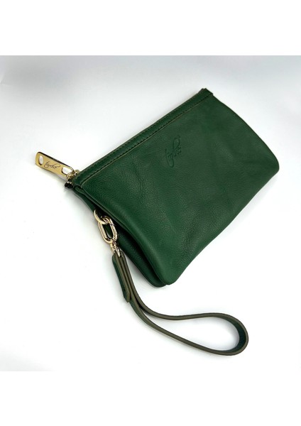 Maia Siyah Hakiki Deri Bölmeli Kadın El Çantası, Kadın Mini Çanta