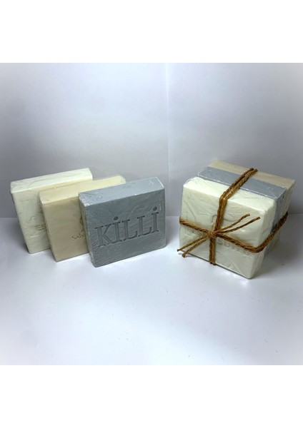 Yüz Bakımı Sabun Seti 3 Lü Doğal Eşek Sütü - Killi Sabun - Salyangoz Sabunu