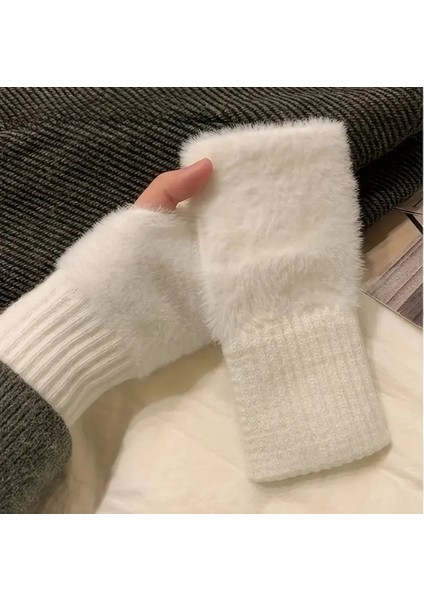 Kadın Erkek Kışlık Unisex Polar Eldiven Parmaksız, Polyester Malzeme, Bisiklet ve Outdoor Için fırsatları