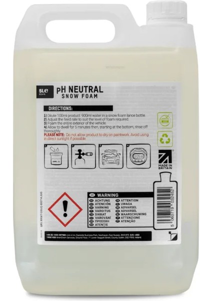 Valet Pro Ph Neutral Snow Foam - Yıkama Köpüğü 5lt. fiyatları