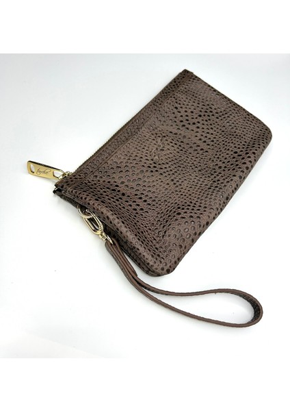 Maia Siyah Hakiki Deri Bölmeli Kadın El Çantası, Kadın Mini Çanta