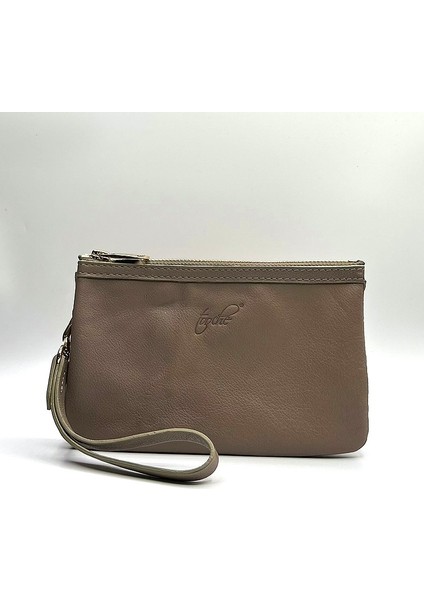 Maia Siyah Hakiki Deri Bölmeli Kadın El Çantası, Kadın Mini Çanta