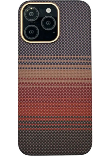 iPhone 16 Pro Max Kevlar Manyetik Şarj Uyumlu Kılıf