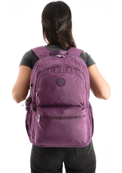 Ultra Hafif Sırt Çantası Okul Seyahat Unisex Mor Model : 571 1C