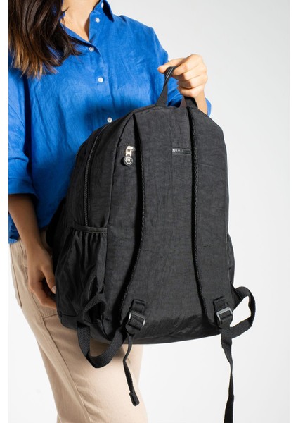 Ultra Hafif Çok Cepli Su Geçirmez Sırt Çantası Unisex Siyah (MODEL:571-2A) modelleri