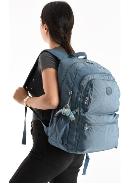 Ultra Hafif Sırt Çantası Okul Seyahat Unisex Mavi Model : 571 1C fiyatları