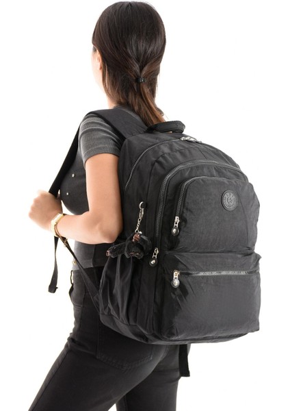 Ultra Hafif Sırt Çantası Okul Seyahat Unisex Siyah Model : 571 1C fiyatları