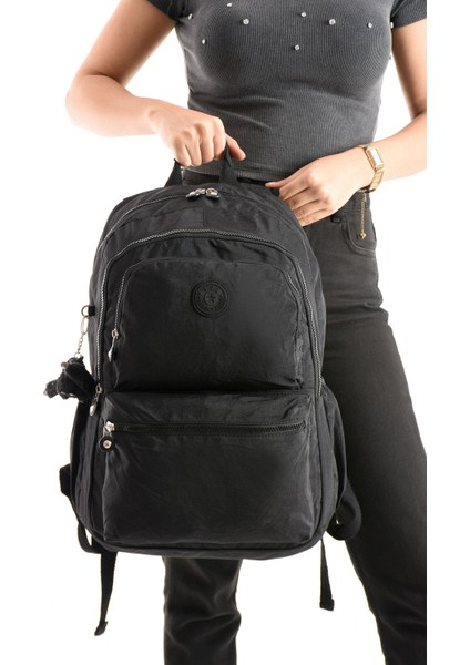 Ultra Hafif Sırt Çantası Okul Seyahat Unisex Siyah Model : 571 1C modelleri