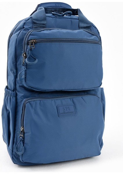 Ultra Hafif Şik ve Su Geçirmez Orta Boy Sırt Çantası Mavi Model: (571-13-9F) fırsatları