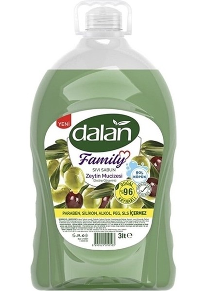 Family Okyanus ve Zeytin Mucizesi Kokulu Sıvı Sabun 3 lt x 2 Adet modelleri
