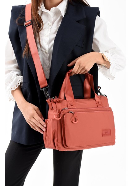 Ultra Hafif, Şık, Kadın Omuz Çantası (Çapraz Çanta) Kiremit Model: (571-13-9L) fiyatları
