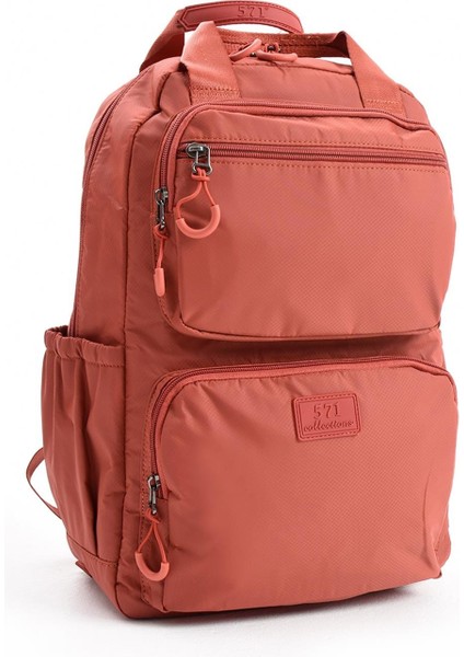 Ultra Hafif Şik ve Su Geçirmez Orta Boy Sırt Çantası Kiremit Model: (571-13-9F) fırsatları