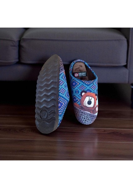Gzr Kışlık Gondol Kadın Ev Terliği Desenli Rahat Yumuşak Esnek Terlik fırsatları