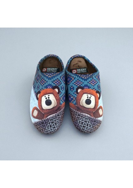 Gzr Kışlık Gondol Kadın Ev Terliği Desenli Rahat Yumuşak Esnek Terlik