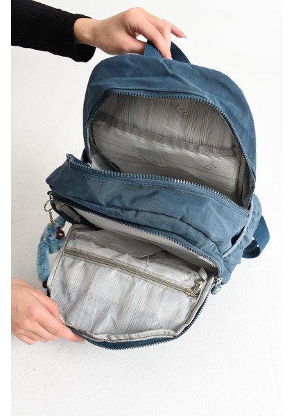 Ultra Hafif Orta Boy Sırt Çantası Çok Cepli Unisex Mavi (Model: 571-4B) fırsatları