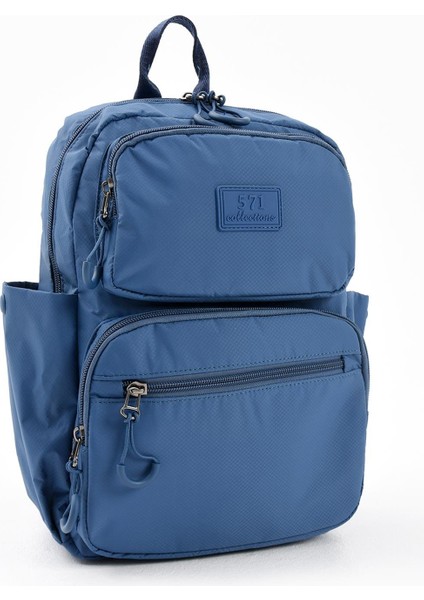 Ultra Hafif Şik ve Su Geçirmez Orta Boy Sırt Çantası Mavi Model: (571-13-9D) fırsatları