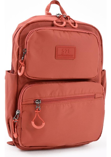 Ultra Hafif Şik ve Su Geçirmez Orta Boy Sırt Çantası Kiremit Model: (571-13-9D) fırsatları