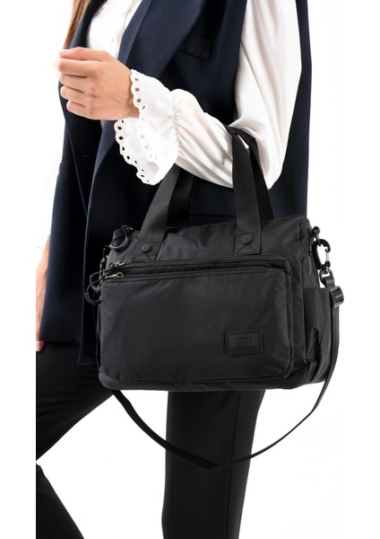 Ultra Hafif, Şık, Kadın Omuz Çantası (Çapraz Çanta) Siyah Model: (571-13-9L)
