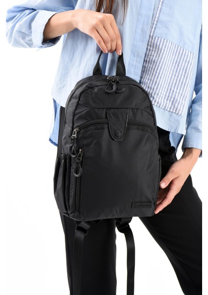 Ultra Hafif Çok Bölmeli Orta Boy Sırt, Göğüs Çantası Siyah Model: (571-13-9C) modelleri