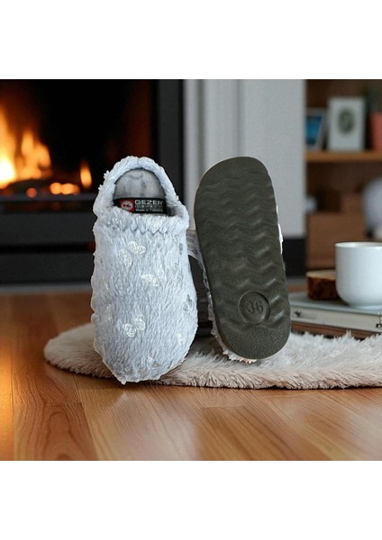 Gzr Kışlık Gondol Kadın Ev Terliği Desenli Rahat Yumuşak Esnek Terlik modelleri