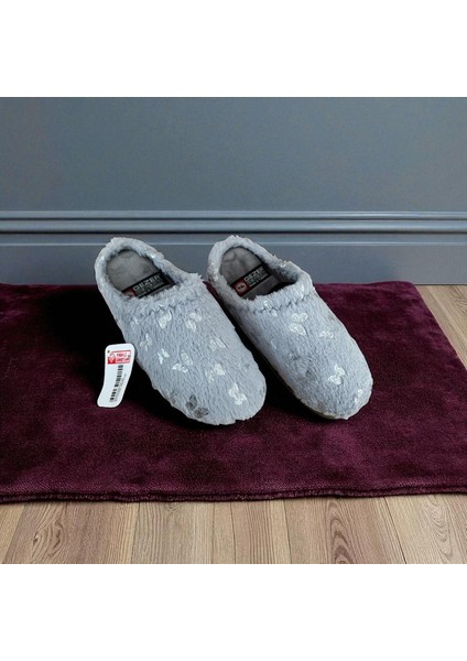 Gzr Kışlık Gondol Kadın Ev Terliği Desenli Rahat Yumuşak Esnek Terlik