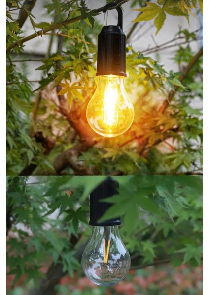 Taşınabilir Solar USB Şarjlı LED Ampül Outdoor Kamp Bahçe Lambası Askılı Kırılmaz LED Işık Kumandalı modelleri